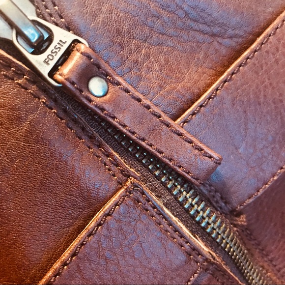 Fossil / 9.5 / Brown Leather Boots - Picture 7 of 8